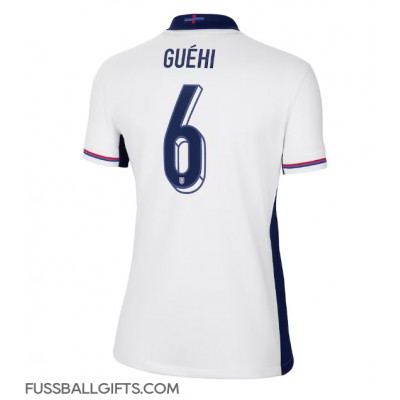 England Marc Guehi #6 Fußballbekleidung Heimtrikot Damen EM 2024 Kurzarm England Marc Guehi #6 Fußballbekleidung Heimtrikot Damen EM 2024 Kurzarm